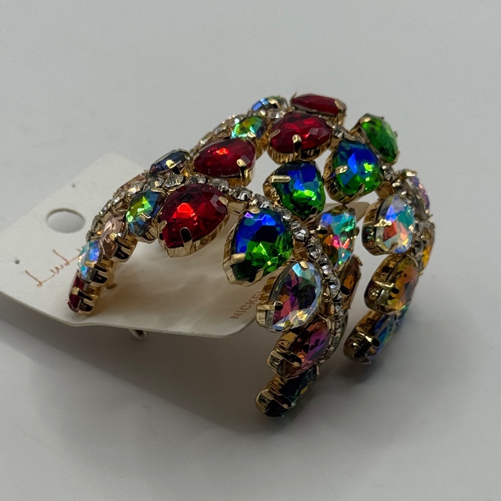 Lu Lu la la Colorful Crystal Earrings - Picture 6 of 7